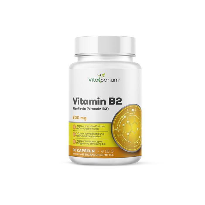 VitaSanum® - Vitamin B2 (Riboflavin) 40 mg 200 Tabletten VitaSanum® - Vitamin B2 (Riboflavin) 40 mg 200 Tabletten