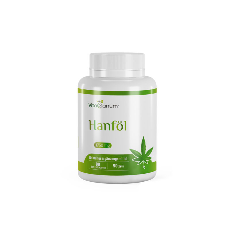 VitaSanum® - Hanföl 1750 mg 90 g 90 Softgelkapseln