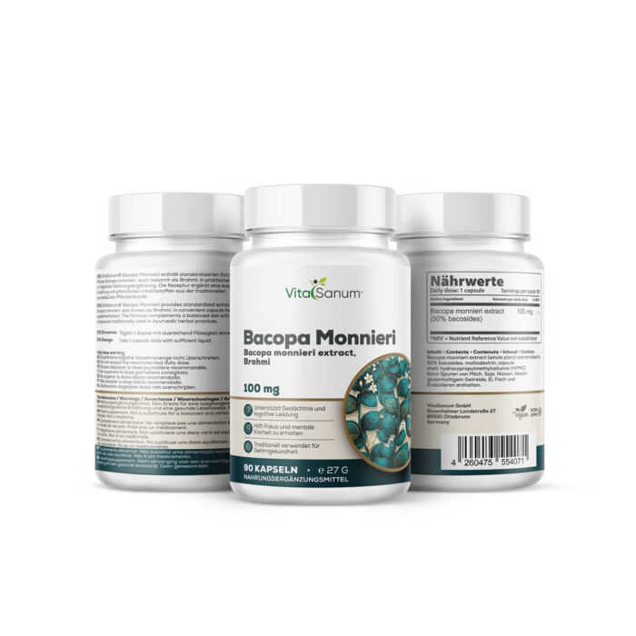VitaSanum® Bacopa Monnieri (Brahmi) 100 mg 90 Kapseln