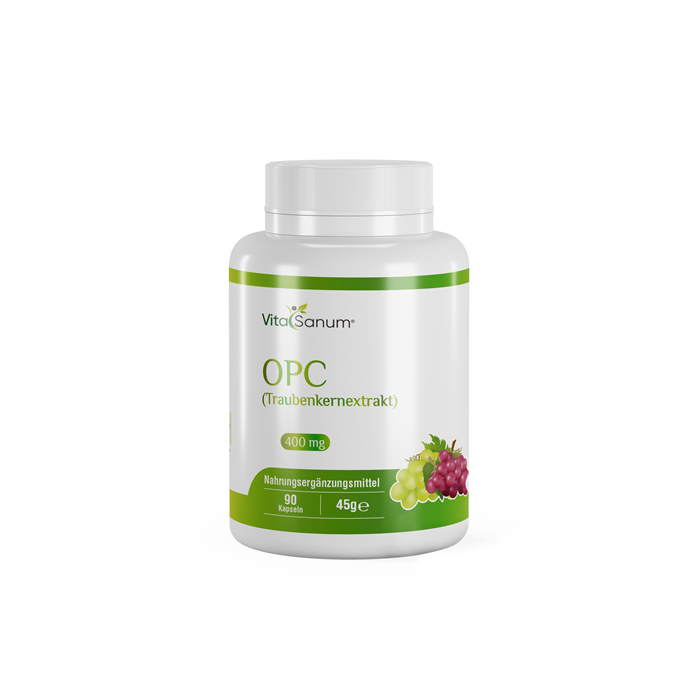 VitaSanum® - OPC (Traubenkernextrakt) 400 mg 90 Kapseln VitaSanum® - OPC (Traubenkernextrakt) 400 mg 90 Kapseln