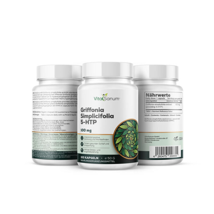 VitaSanum® - Griffonia 5-HTP (Griffonia simplicifolia) 100 mg 100 Kapseln