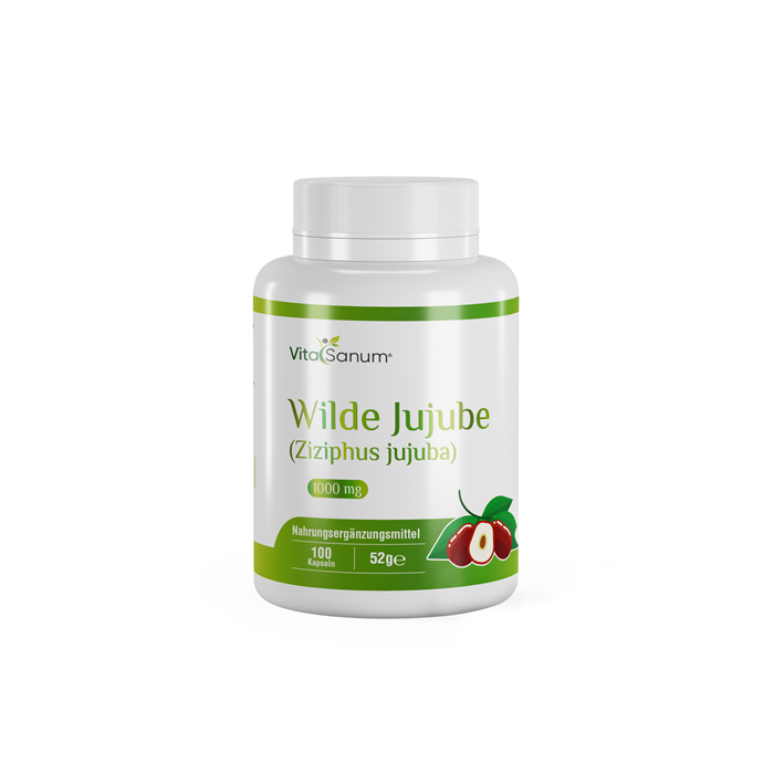 VitaSanum®- Wilde Jujube (Ziziphus jujuba) 1000 mg 100 Kapseln VitaSanum®- Wilde Jujube (Ziziphus jujuba) 1000 mg 100 Kapseln
