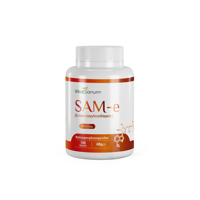 VitaSanum®- SAM-e (S-Adenosylmethionin) 400 mg 100 Kapseln VitaSanum®- SAM-e (S-Adenosylmethionin) 400 mg 100 Kapseln