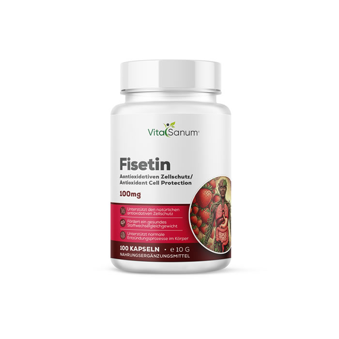 VitaSanum®- Fisetin 100 mg 100 Kapseln VitaSanum®- Fisetin 100 mg 100 Kapseln