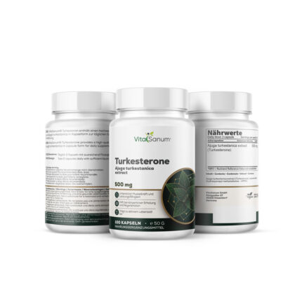 VitaSanum® Turkesterone – Pflanzliches Extrakt aus Ajuga turkestanica – 100 Kapseln
