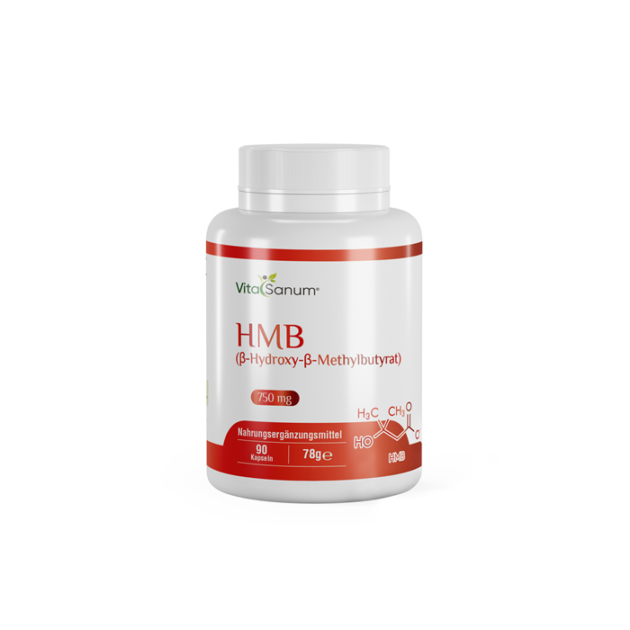 VitaSanum®- HMB (β-Hydroxy-β-Methylbutyrat) 750 mg 90 Kapseln VitaSanum®- HMB (β-Hydroxy-β-Methylbutyrat) 750 mg 90 Kapseln