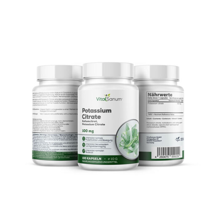 VitaSanum® Kaliumcitrat 100 mg – 100 Kapseln