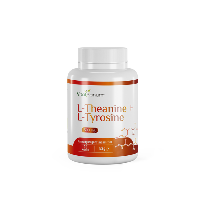 VitaSanum®- L-Theanine + L-Tyrosine 500 mg 90 Kapseln VitaSanum®- L-Theanine + L-Tyrosine 500 mg 90 Kapseln