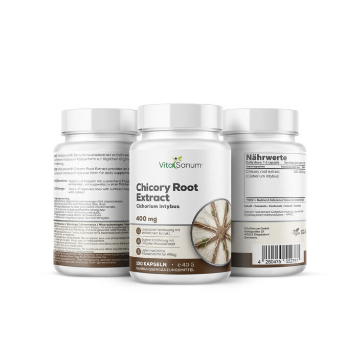 VitaSanum®- Zichorienwurzel (Cichorium intybus) 400 mg 100 Kapseln