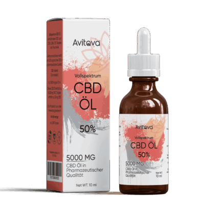 Avitava 50% CBD Öl im Vollspektrum 10 ml