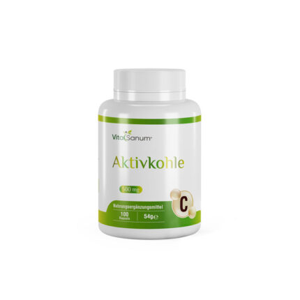 VitaSanum®- Aktivkohle 500 mg 100 Kapseln