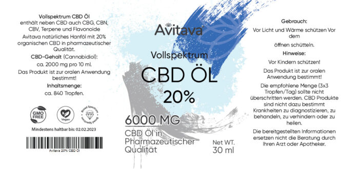 Avitava 20% 30ml Label Design-01