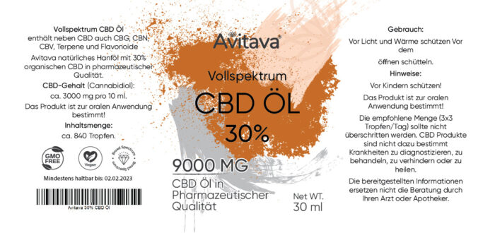 Avitava 30% 30ml Label Design-01