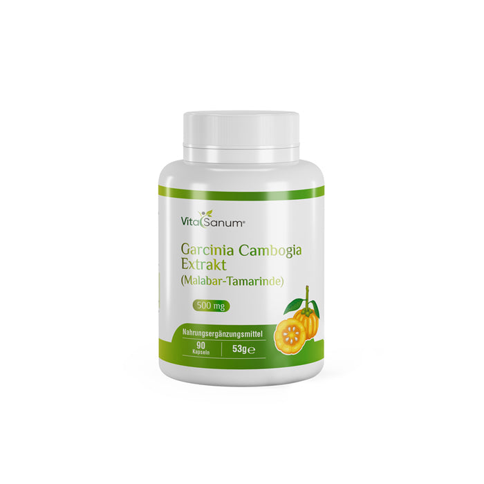 https://cdn.shopify.com/s/files/1/0915/8665/8688/files/Garcinia-Cambogia-front_jpg.jpg?v=1746265743 VitaSanum® - Garcinia Cambogia (Malabar-Tamarinde) 500 mg 90 Kapseln