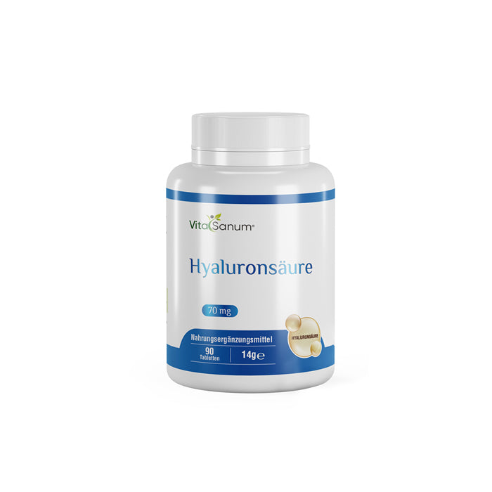 https://cdn.shopify.com/s/files/1/0915/8665/8688/files/Hyaluronsaeure_amazon1.jpg?v=1746265755 VitaSanum®- Hyaluronsäure 70 mg 90 Tabletten