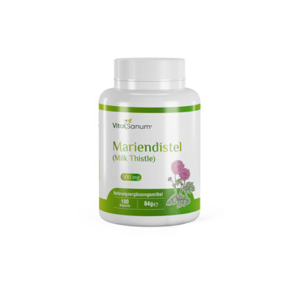 VitaSanum® - Mariendistel (Milk Thistle) 500 mg 100 Kapseln