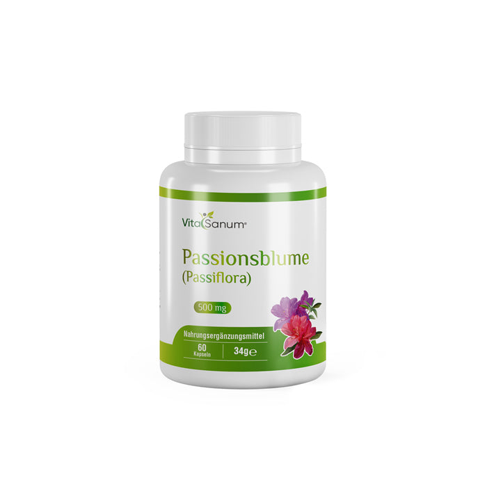 VitaSanum® - Passionsblume (Passiflora) 500 mg 60 Kapseln VitaSanum® - Passionsblume (Passiflora) 500 mg 60 Kapseln