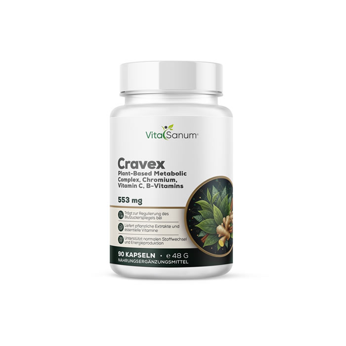Vita Sanum (10rd)_cravex_2 VitaSanum® Cravex – Für Blutzucker, Energie & Stoffwechsel – Bild 1