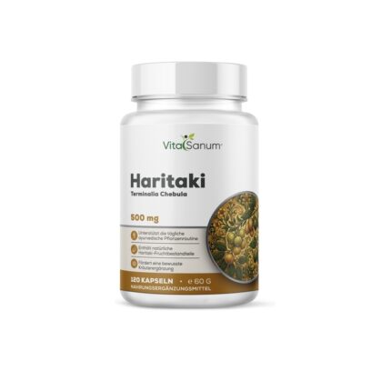 VitaSanum® Haritaki (Terminalia chebula) – 1500 mg Tagesportion – 120 Kapseln